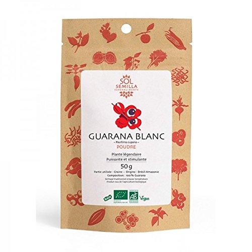 Organic White Guarana Powder 50g