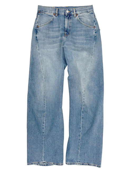Big Twisted Seam Jean Soft Blue