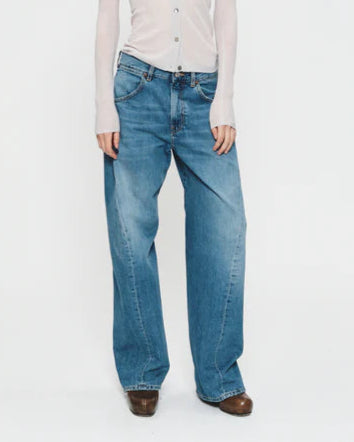 Big Twisted Seam Jean Soft Blue