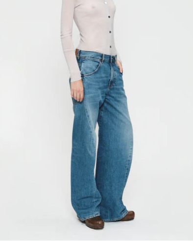Big Twisted Seam Jean Soft Blue