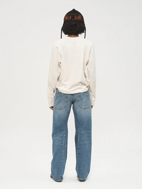 Coverstitch Longsleeve Tee Oat