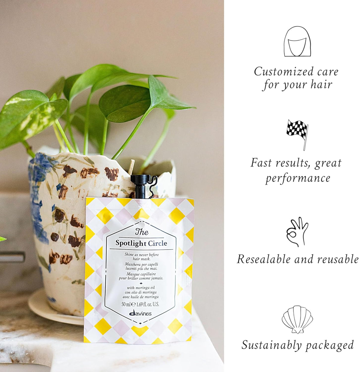 The Spotlight Circle Hair Mask