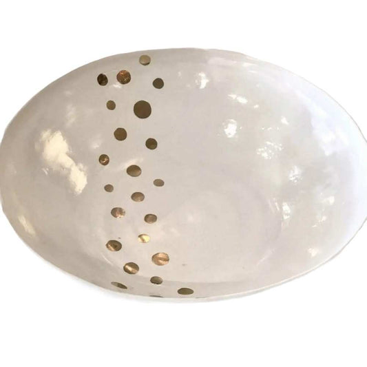 Gold Dots Bowl