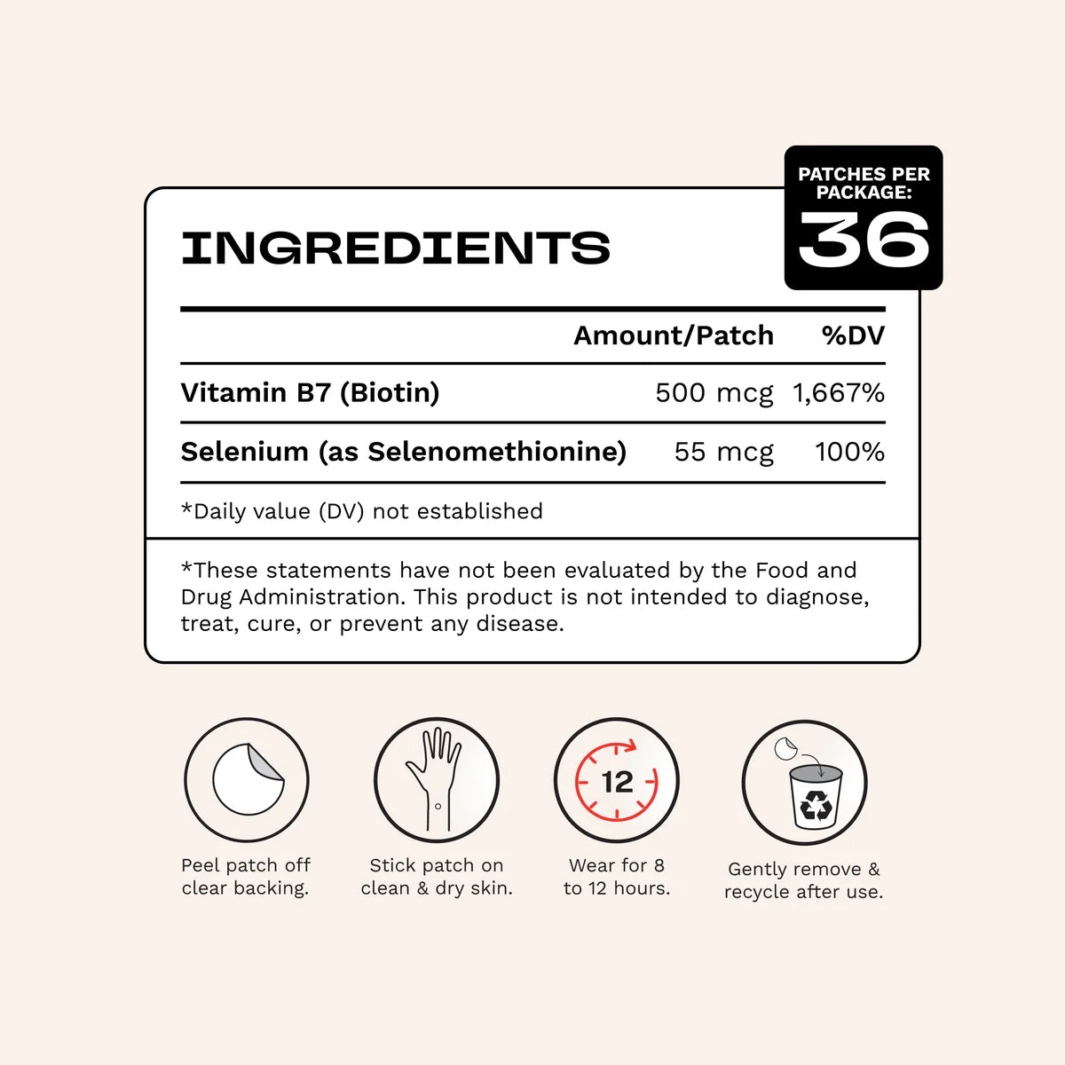 Call of Beauty Biotin Patch Jewels