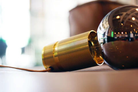 Gold Finish Table Lamp Base
