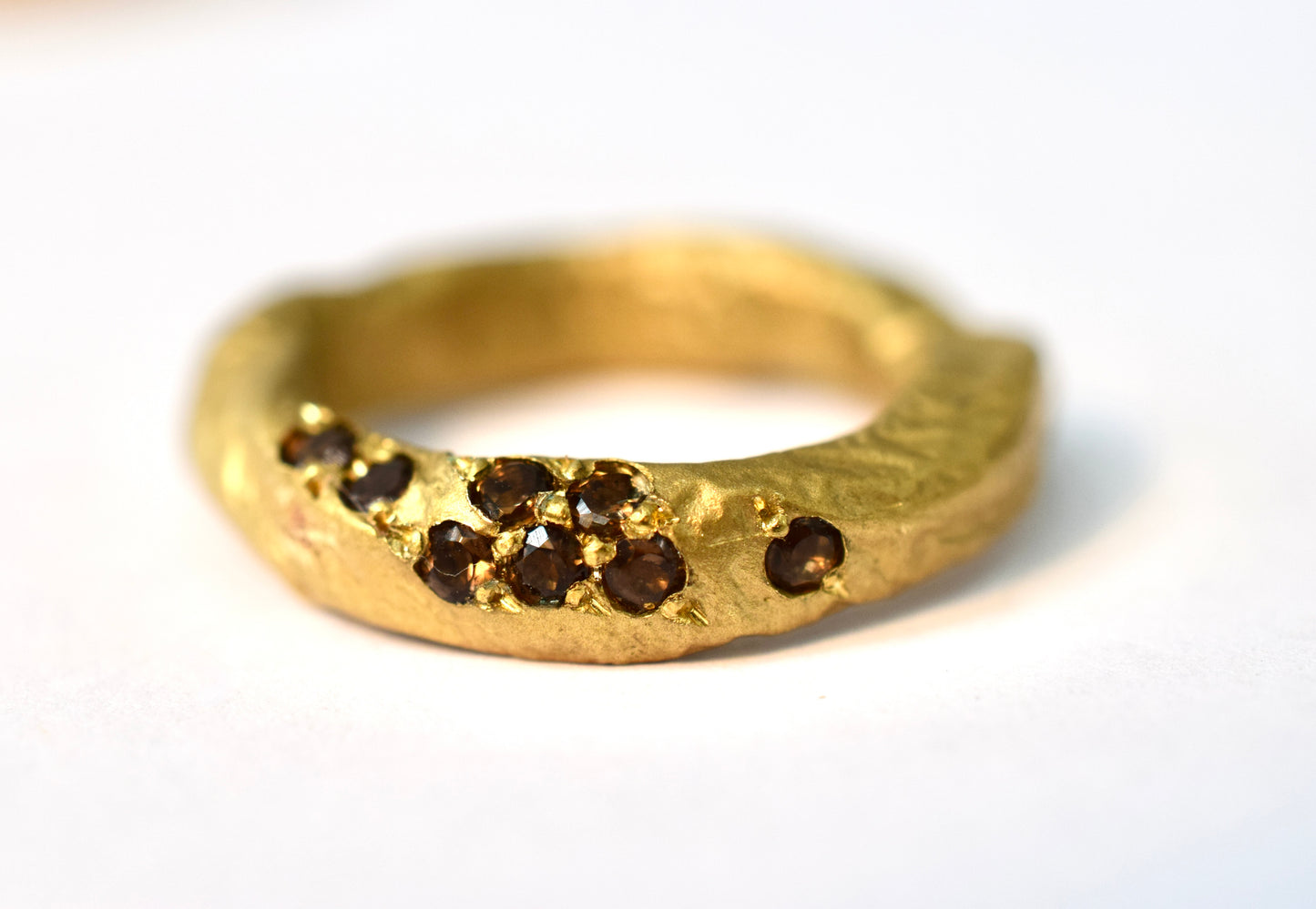 Bronze Ring Smoky Quartz