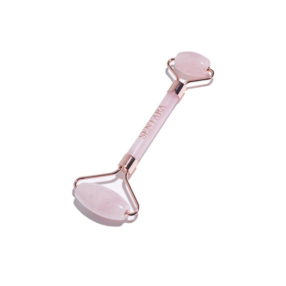 Rose Quartz Face Roller Massager