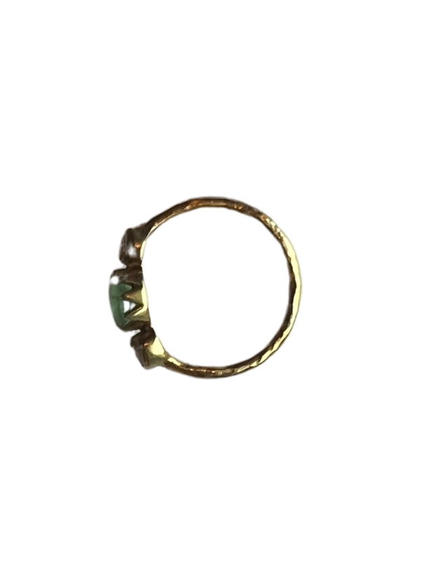 Diamond & Emerald Louise Ring