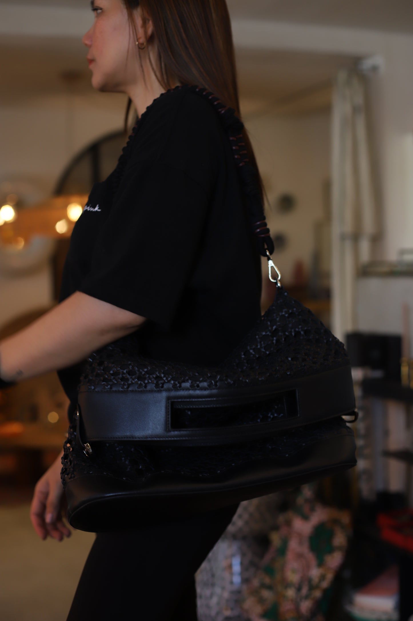 Colin Leather Bag Black