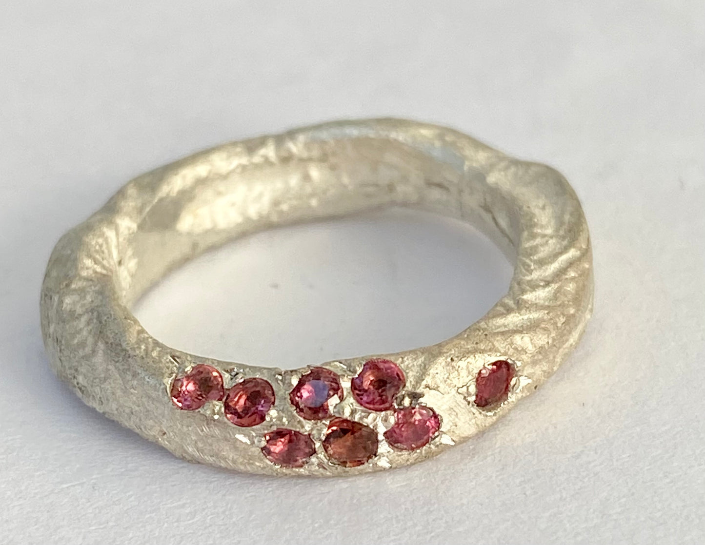 Silver Ring Pink Tourmaline