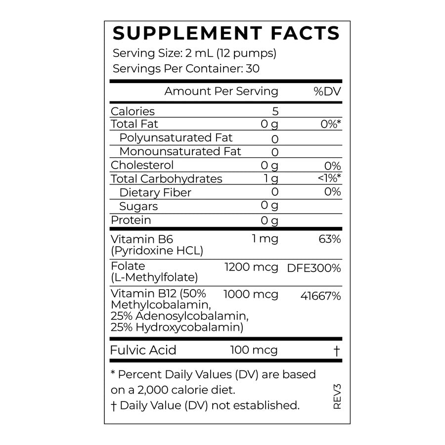 Liposomal Vitamin B12 + B6