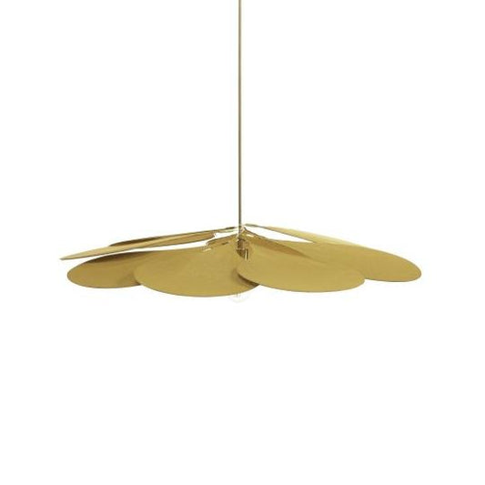 Pale Precious Floral Pendant Light Cumin