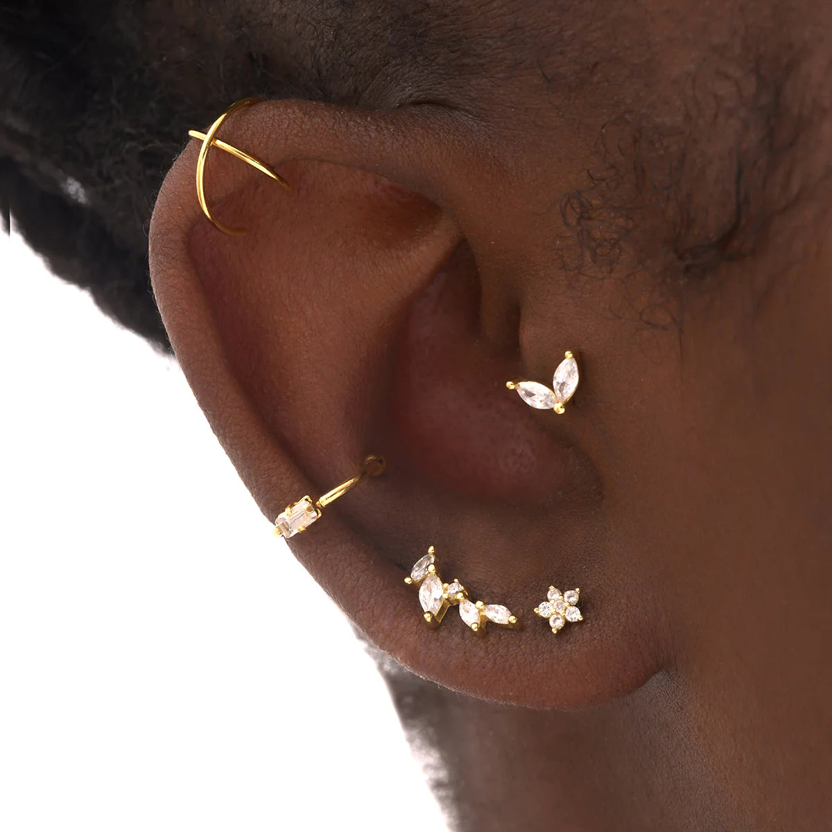 Pensee Stud Single Earring