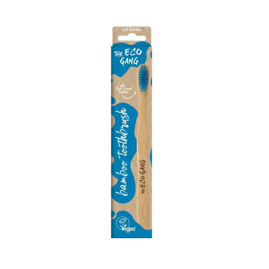 Soft Bamboo Toothbrush Blue