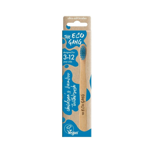 Kids Ultrasoft Bamboo Toothbrush Blue