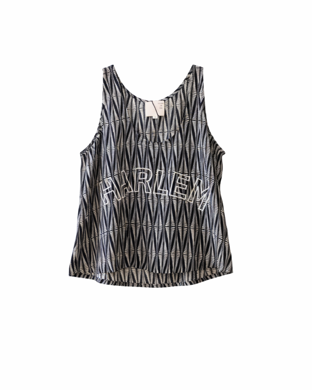 Tupac Tank Fern with Harlem Embroidery