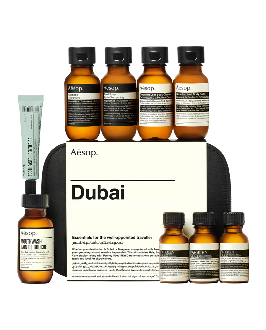 Aesop Dubai Travel Kit