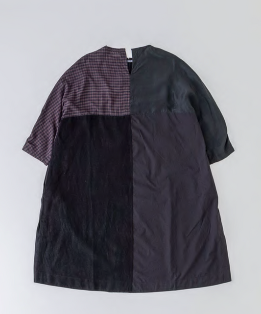 Black Patchwork Dress