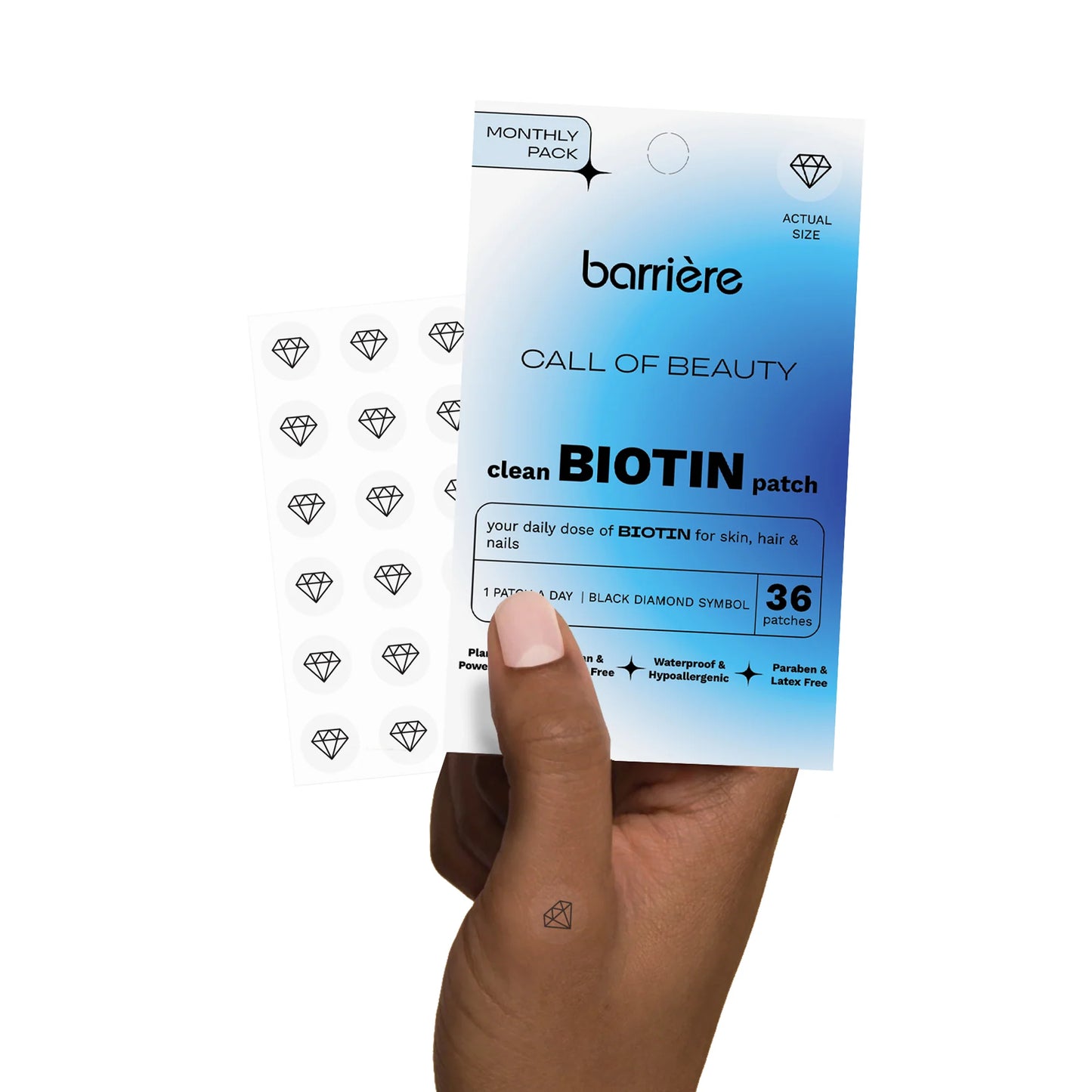 Biotin (B7) "Call of Beauty" Patch Diamond