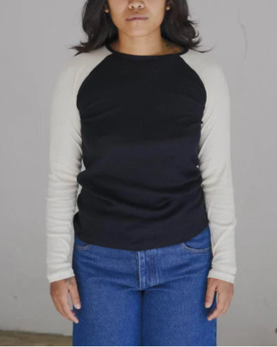 Gene Longsleeve Shirt Off white/Black