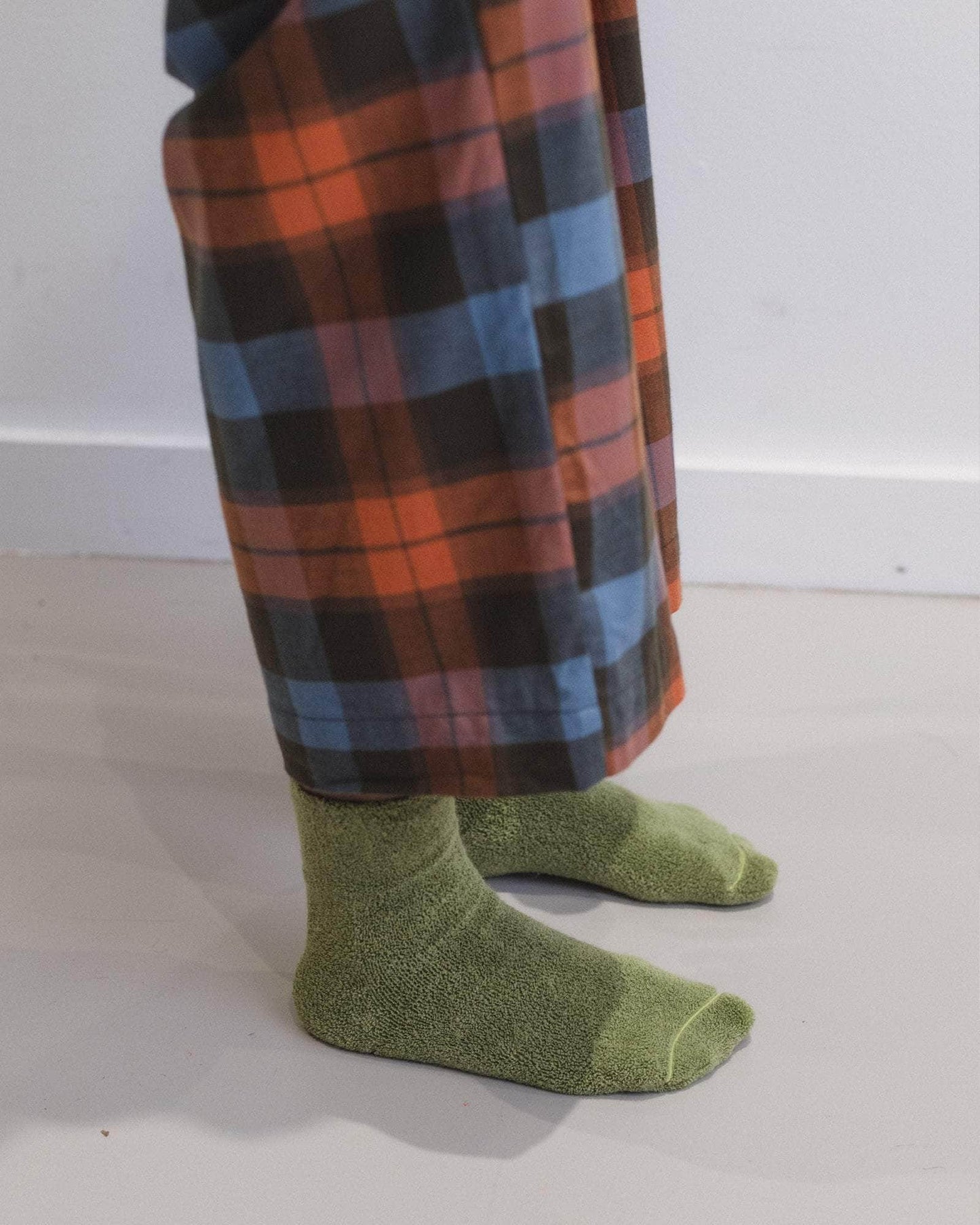 Claude Cotton Pants Frame Plaid