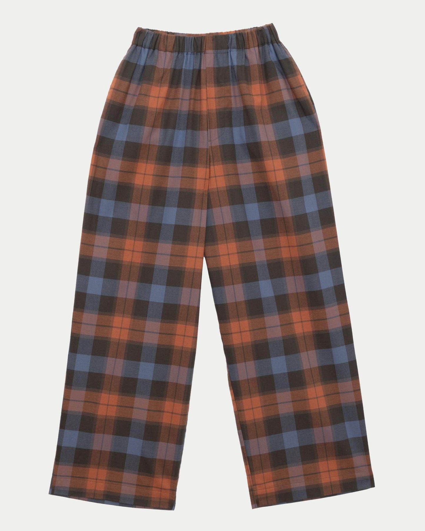 Claude Cotton Pants Frame Plaid