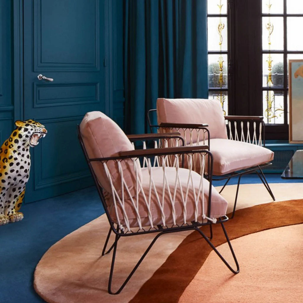 Croisette Velvet Armchair