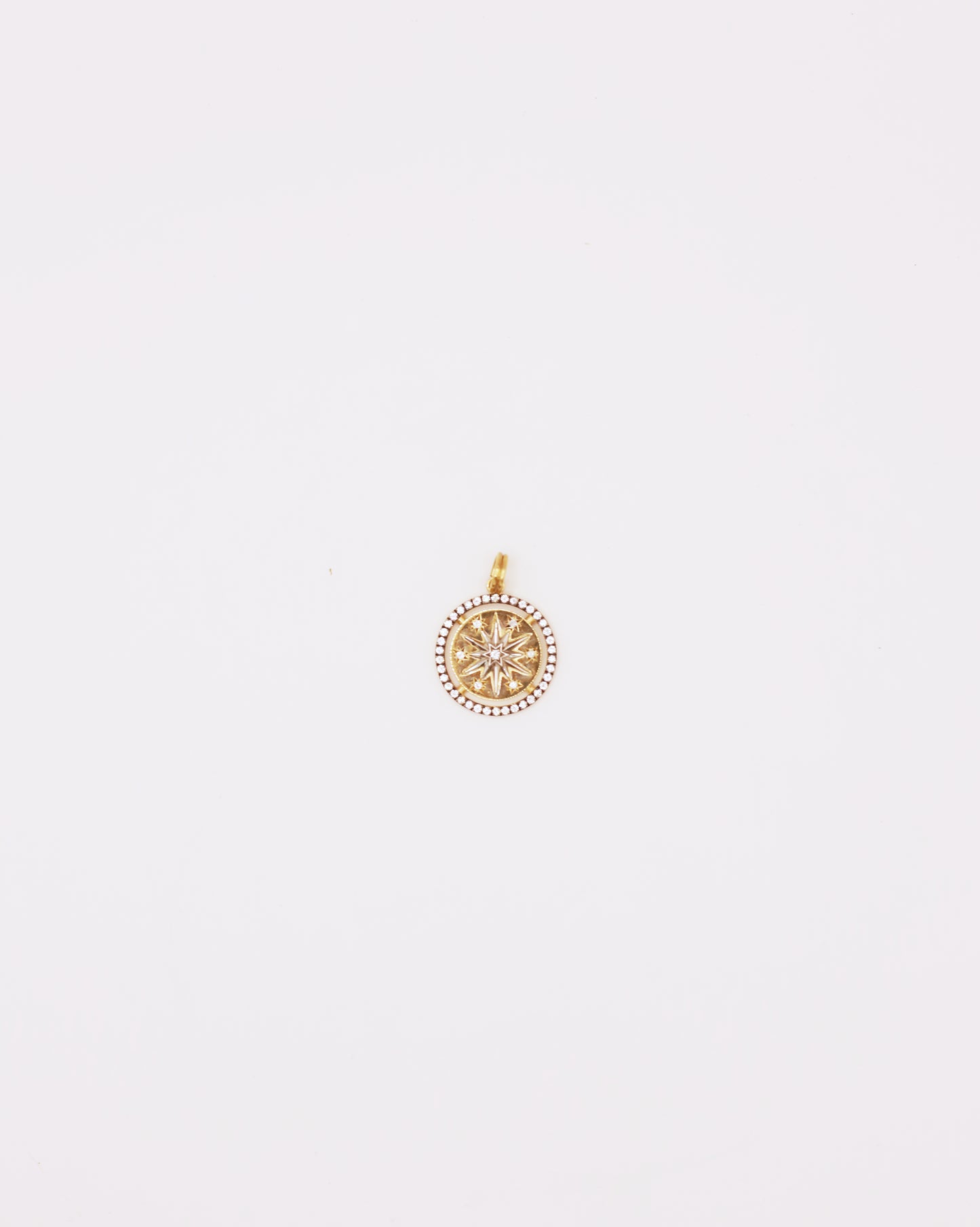 Sun Pendant with Diamonds