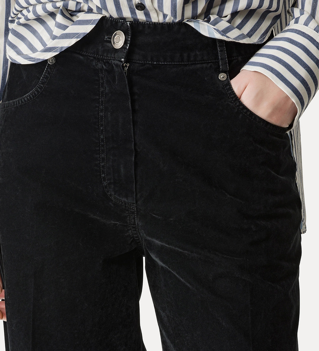 5-Pocket Trousers Black