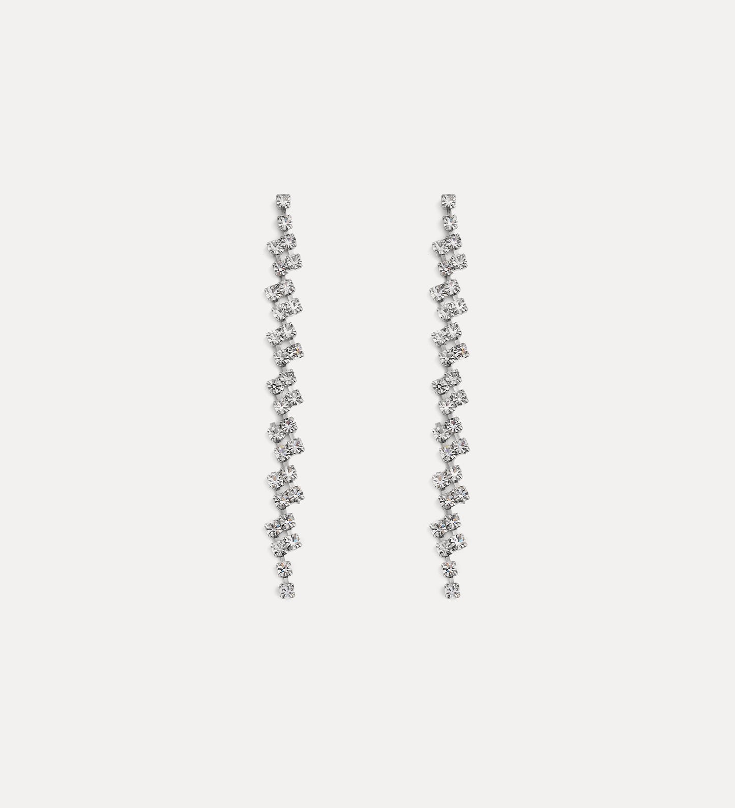 Crystal-Detailed Dangling Earrings