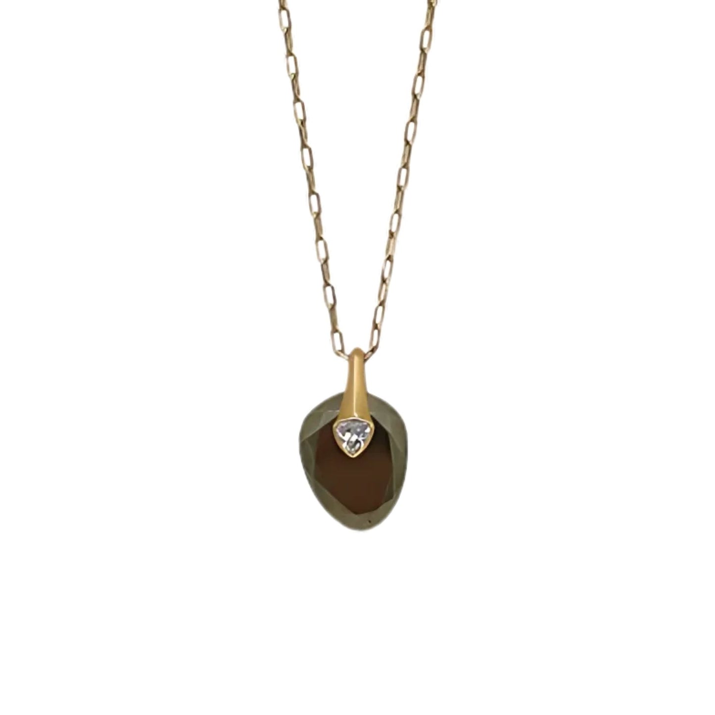 Baby Axel Necklace Pyrite