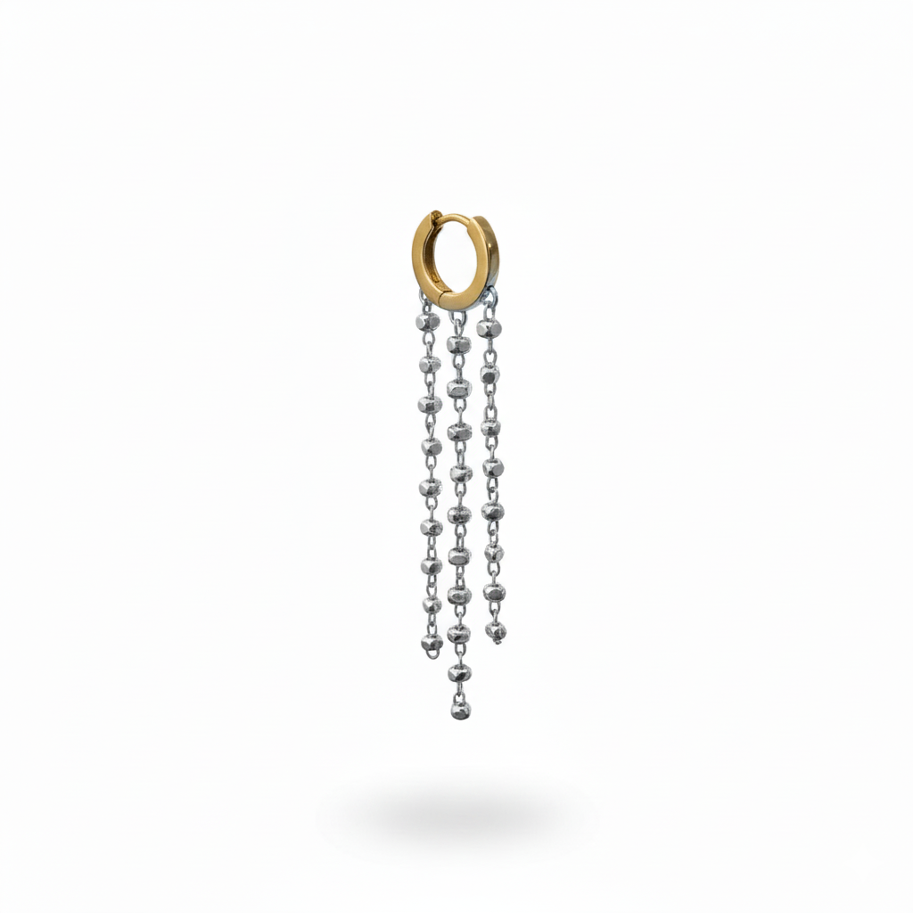 Cassy Earring Silver/Gold