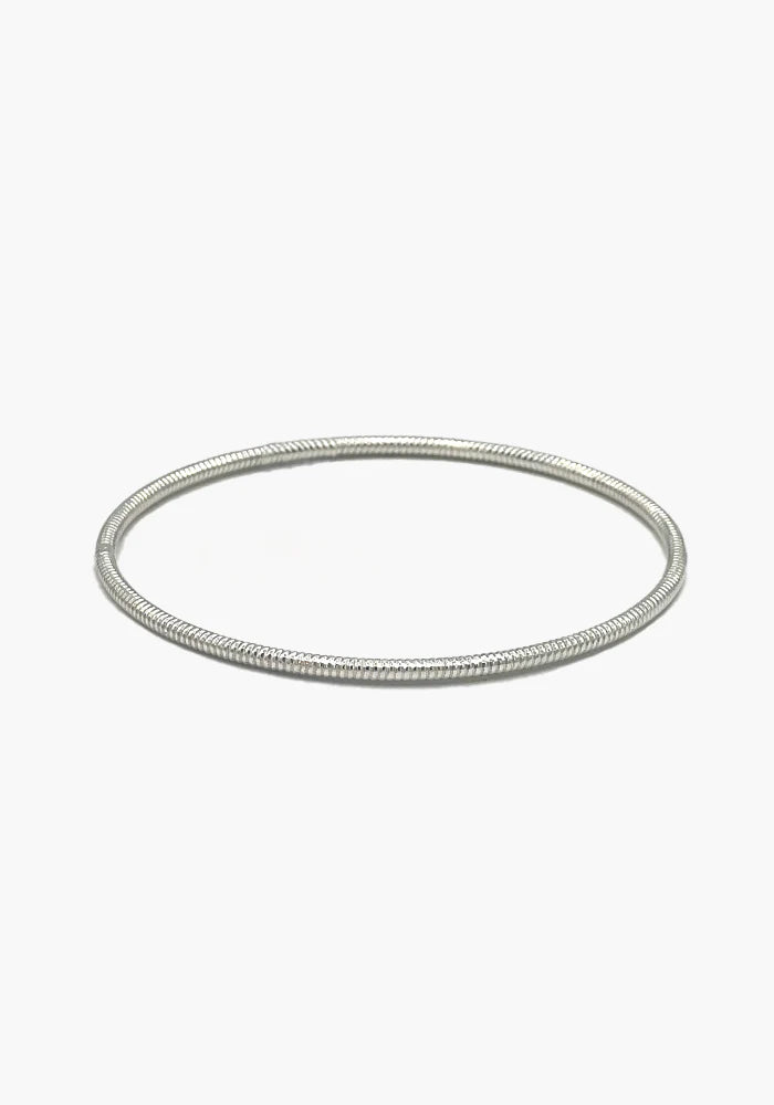 Silver Shine Bangle