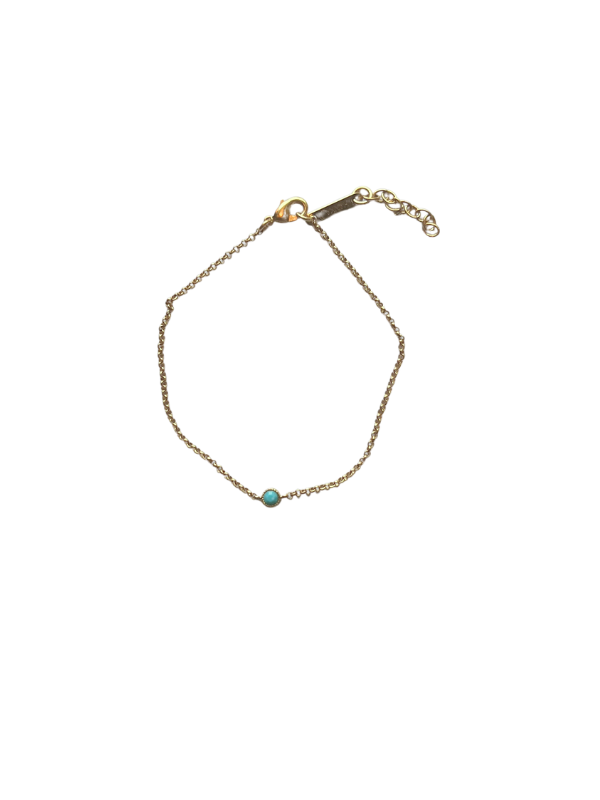 Turquoise Solitaire Bracelet