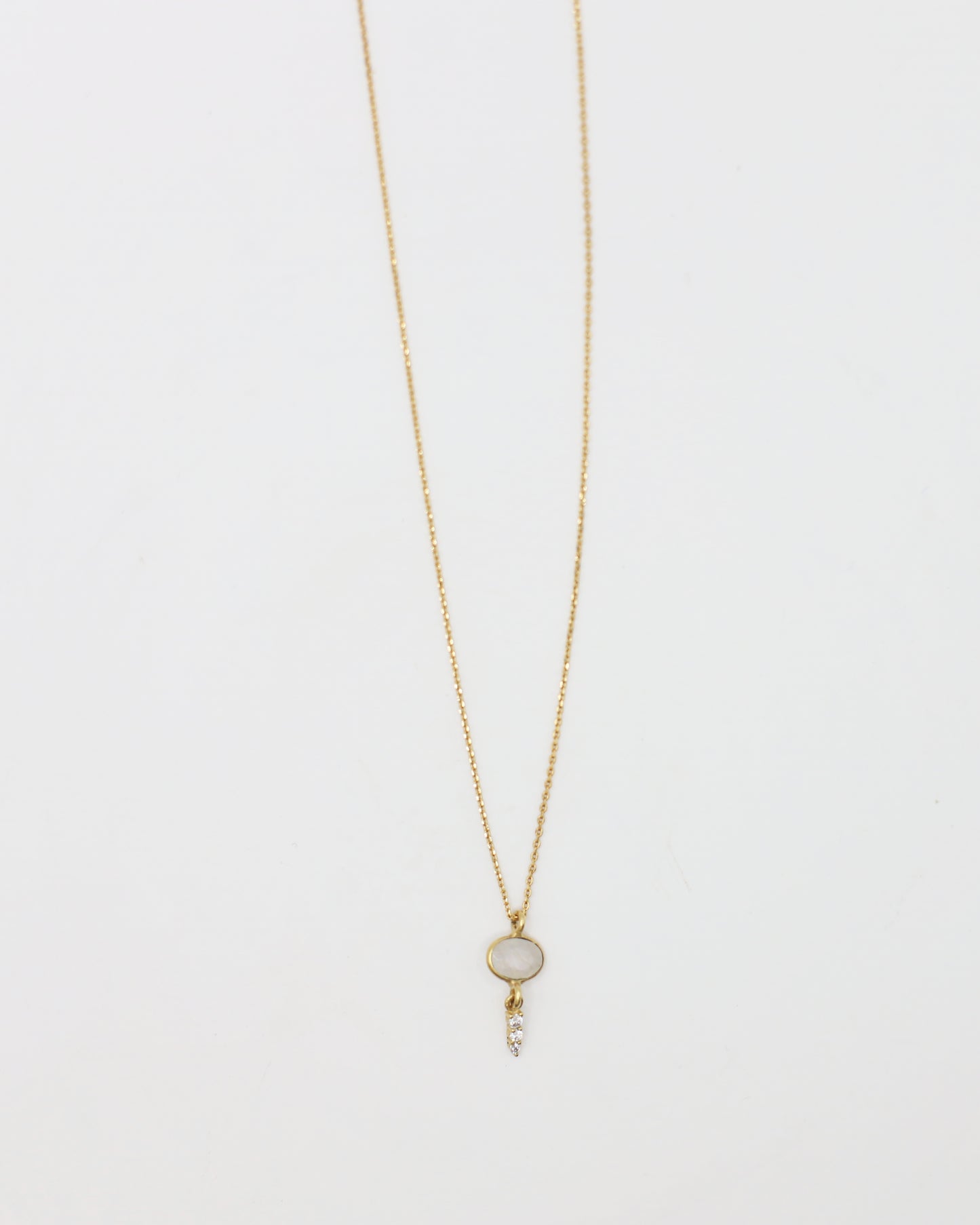 Moonstone Berry Necklace