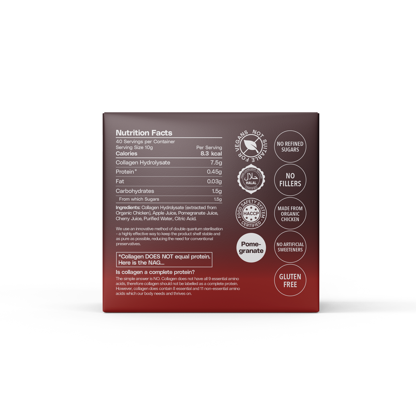 Bioactive Collagen Jelly Pomegranate