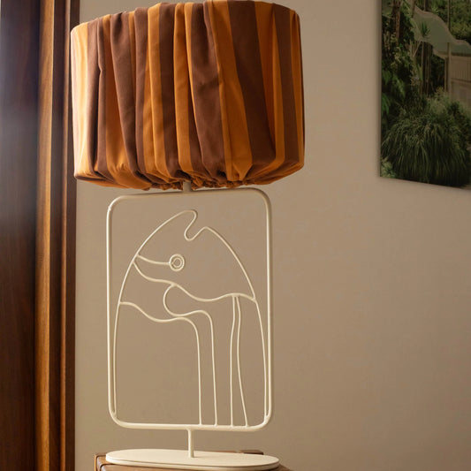 Eldorado Table Lamp - Brick Striped