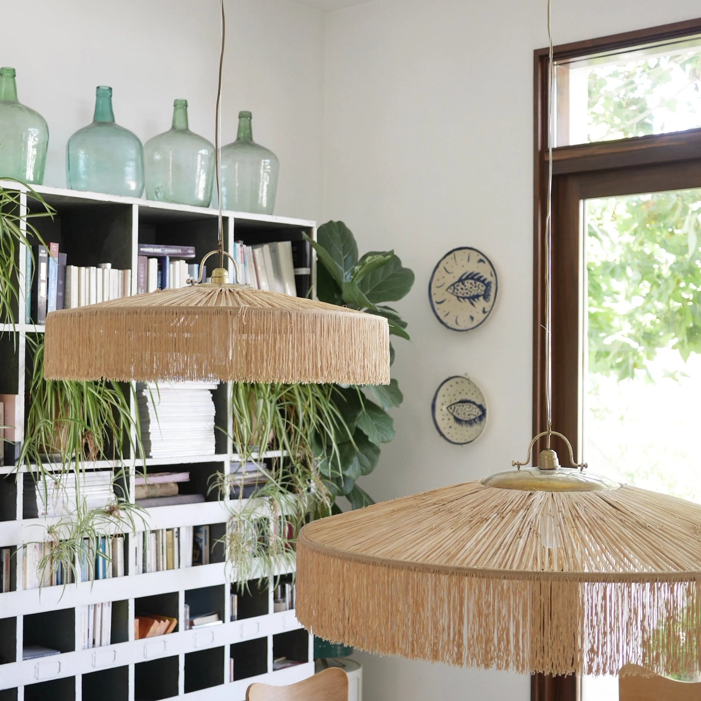 Fringed Umbrella Pendant Lamp M