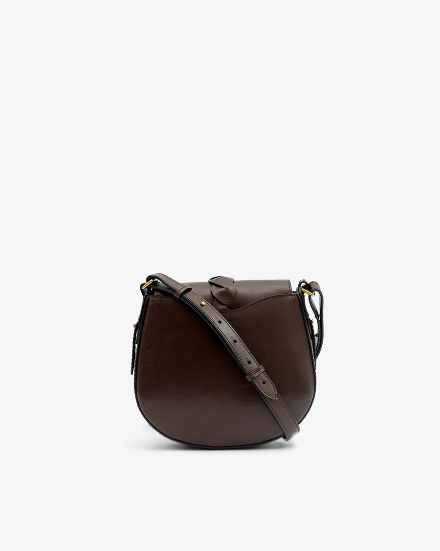 Altay Small Leather Shoulder Bag Chocolate