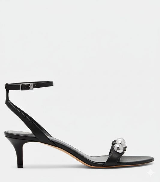 Arolee Sandals Black Silver