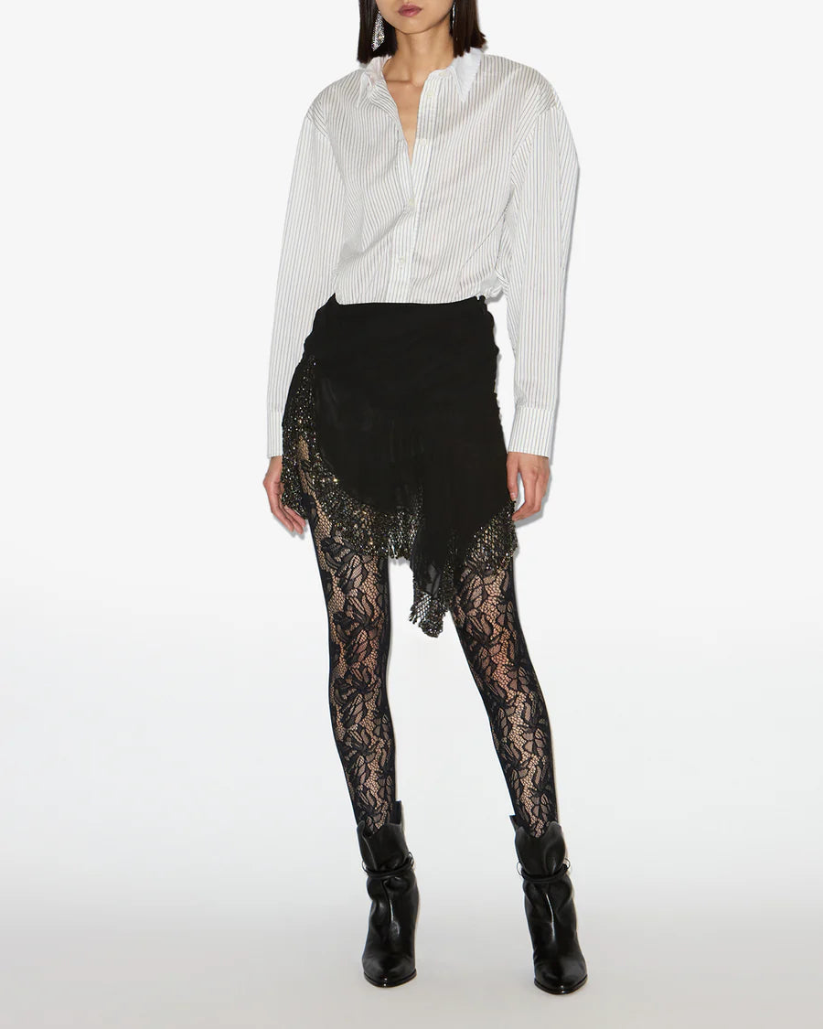 Floricia Lace Tights Black