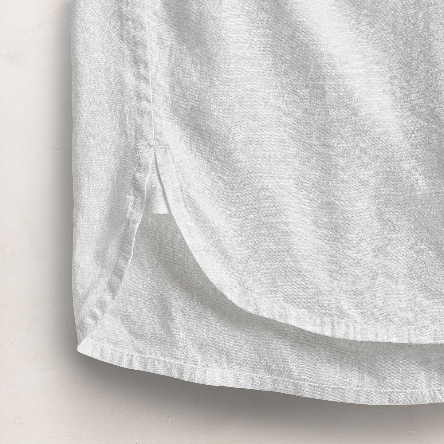 Classic Pocket Linen Shirt White
