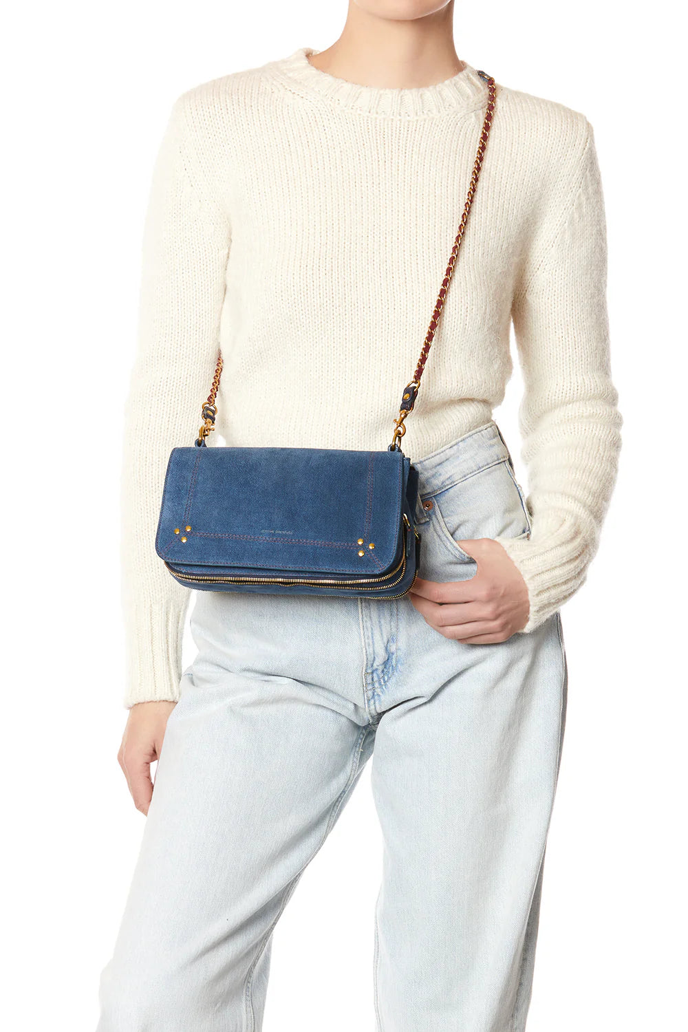 Bobi Bag S Split Suede Jeans