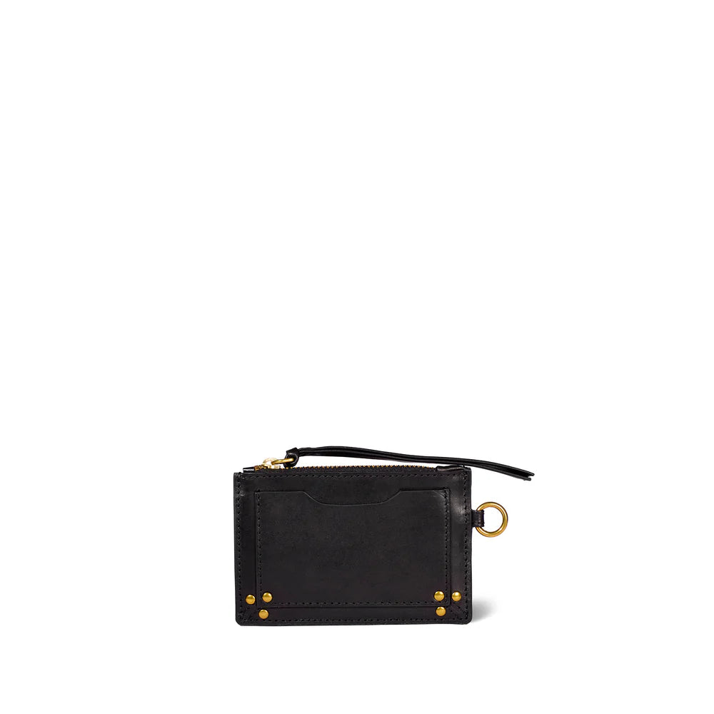 Lucky Card Holder Black Brass