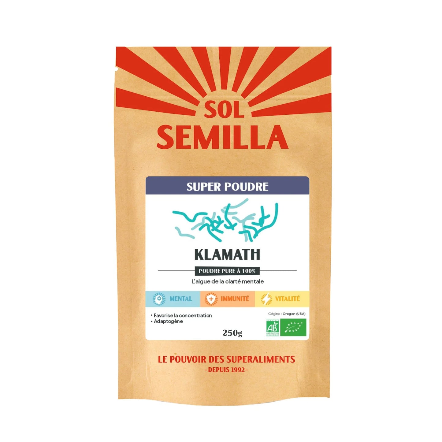 Klamath Raw Organic Powder