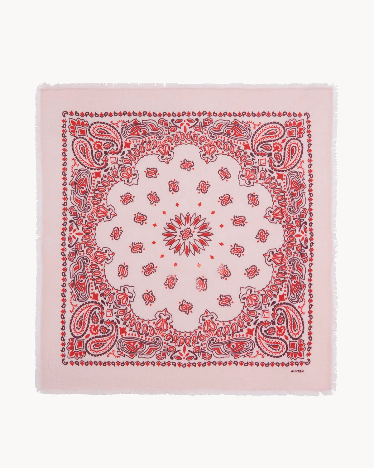 Hachiko Large Bandana Bicolor Milano Red