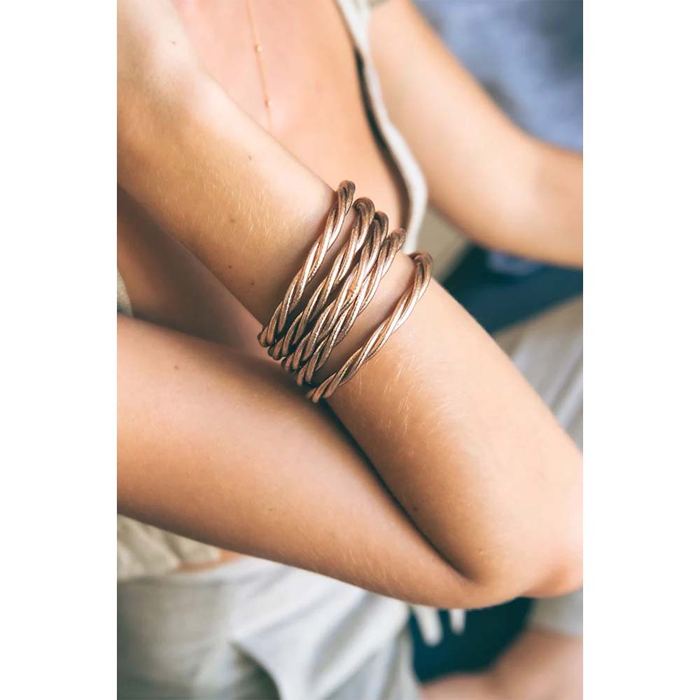 Champagne Kumali Twist Bracelet