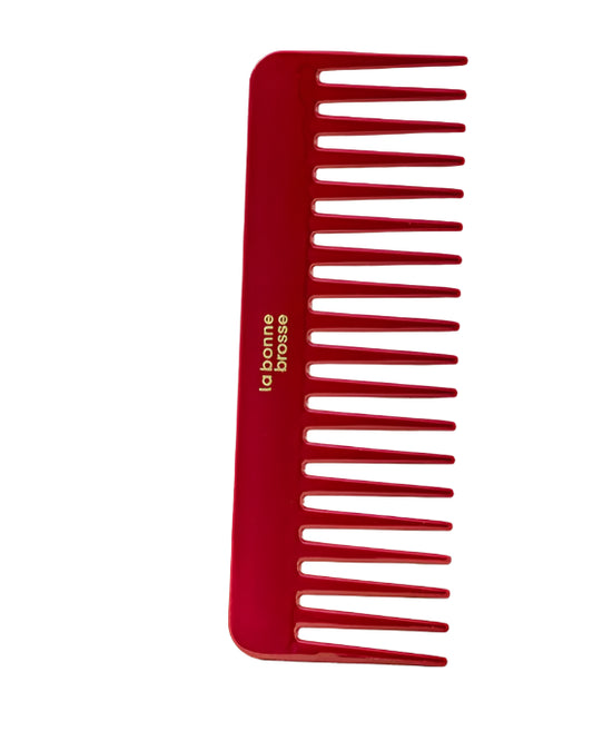 Cherry Red Detangling Wide Comb