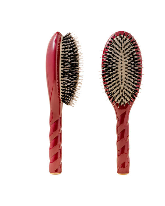 N.02 The Essential Detangling & Care Brush Cherry Red