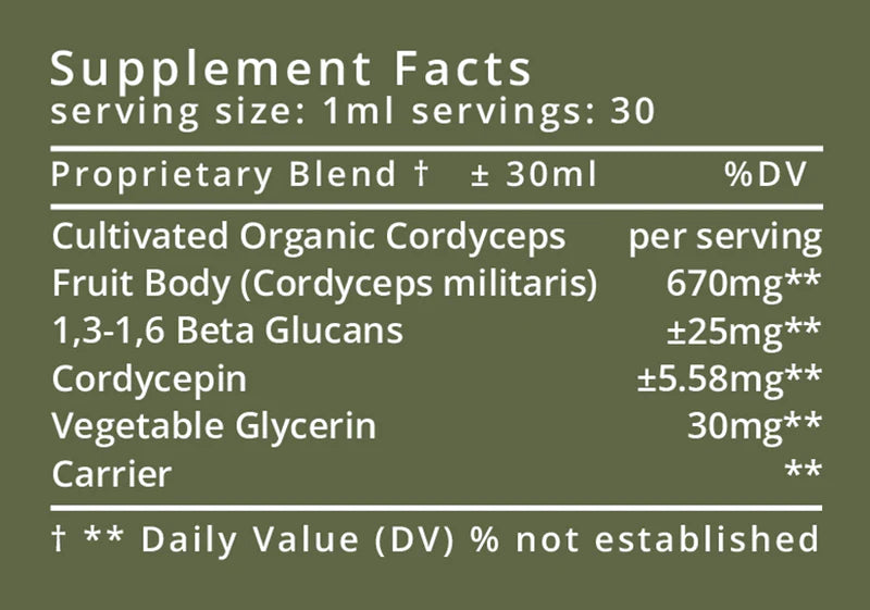 Cordyceps Extract (10 ml & 30 ml)